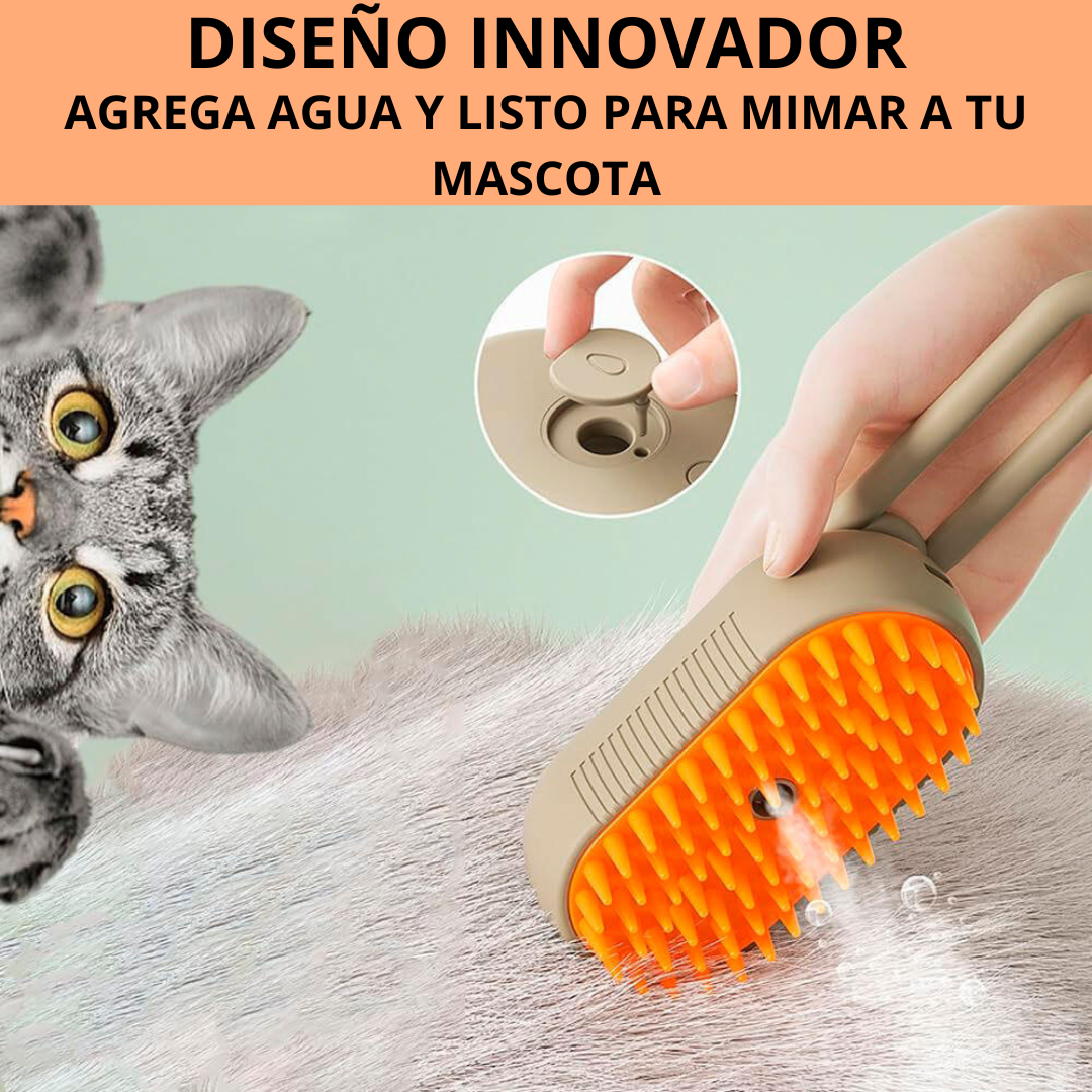 SpaPet+ Cepillo Vaporizador para Mascota