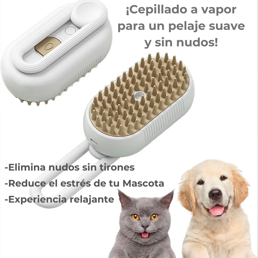 SpaPet+ Cepillo Vaporizador para Mascota