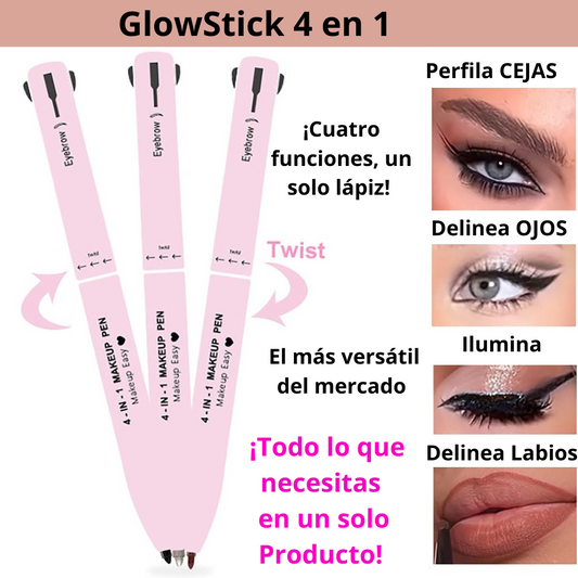 GlowStick 4 en 1 - Lápiz de maquillaje multifuncional